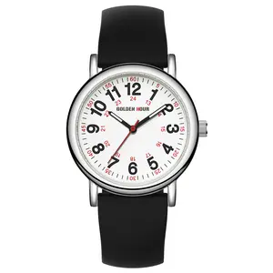 Unisex Waterproof Watch for Nurse, Doctor, Medical Professionals and Students – Various Colors, Easy Read Dial