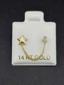 14K Gold Earrings - Stars