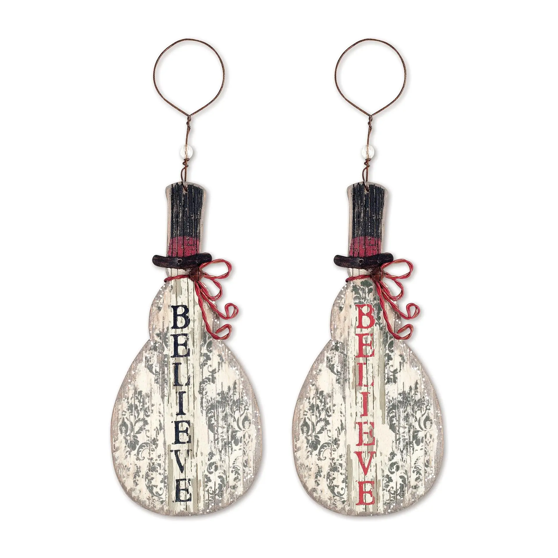 SVD Snowman ornaments (set of 2)