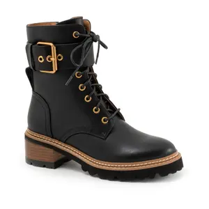 EOS Line Leather Lug Sole Boot