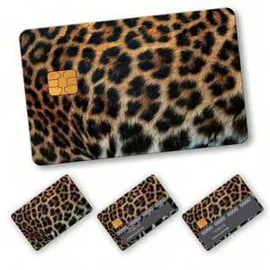 Leopard Print Credit Card Stickers, High-Quality Unique Trend DIY Stickers, Scrapbook Accessories, Perfect for Social Media Beauty Bloggers, Decorate Traffic Cards, Campus Cards, Credit Cards