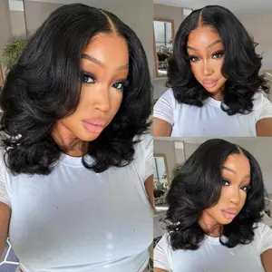 Recool Hair Bouncy Loose Wave Bob Wig Ready to Go Glueless 6×5 HD Lace Wig Natural Black/ Honey Blonde 4/27 Pre Bleached Knots 100% Real Human Hair#TikTokShopBlackFriday