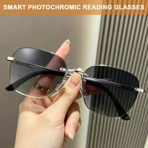 Carbon Fiber Frameless Blue Blocking ReadingGlasses,Reduces Strain Reading Eyeglasses summerwins,Blue Light Defense for Focused Work, Gaming & EverydayWear High Quality Eyewear