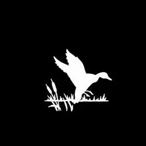 flying duck hunter vinyl decal sticker 5” decal sticker