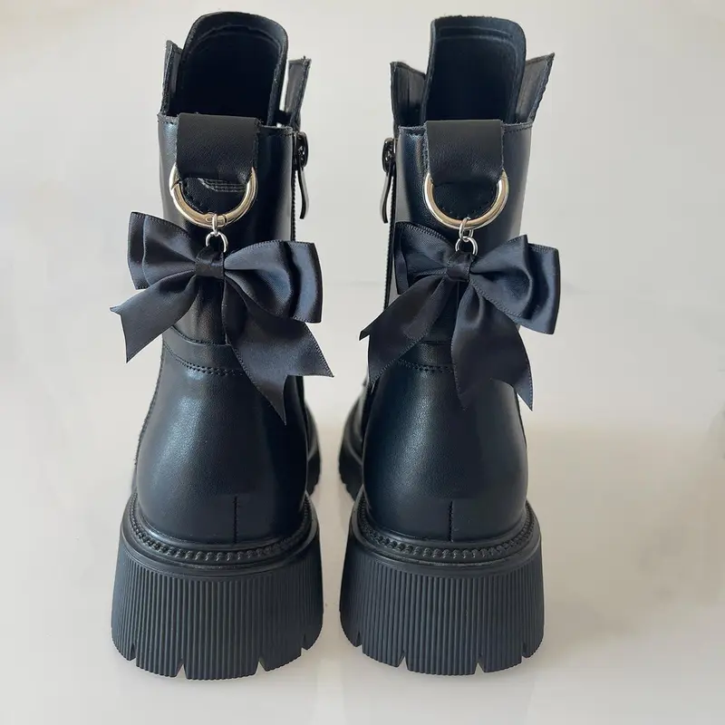 Bowknot Design Shoes Decorations, Bow Charm, Shoe Decoration Charms, Fashionable Novelty Shoes Decorations for Clogs, Stylish Shoes Accessories for Women & Men Footwear, Shoe Decor Accessory