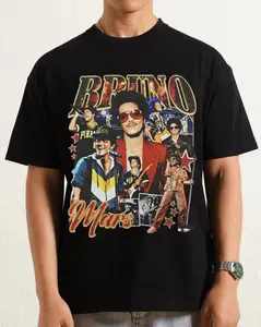Bruno Style Graphic Tee, Retro Music Streetwear Shirt, Romantic Aesthetic T-Shirt
