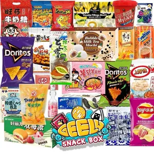 Geely Snack Box Assorted Asian 7 Pound Snack Box Great Gift for Family and Friends