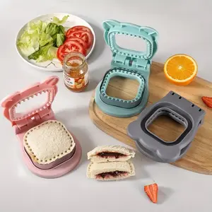 Square Sandwich Cutter Kitchen Kids Utensils Compact Lightweight Portable