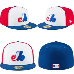 Montreal Expos Tricolor Fitted Cap – 59FIFTY Retro Logo, Red White Blue Vintage Cooperstown MLB Hat, BaseballCap,Snapback,FittedHat,StreetwearStyle,SportsCaps ,MensHats ,Gorras ,Sombreros ,GymOutfit ,OutdoorStyle ,HatClub