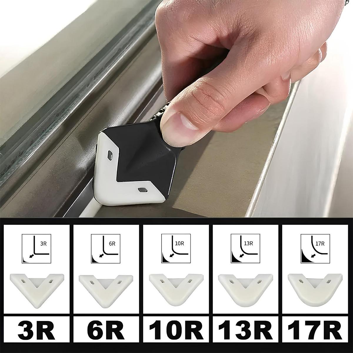 3 in 1 Caulking Tool Kit – Silicone Caulk Finishing & Grout Removal Tool with Glass Glue Corner Scrapers for Caulk Removing & Sealing 3 in 1 Caulking Tool Kit – Silicone Caulk Finishing & Grout Removal Tool with Glass Glue Corner Scrapers for Caulk Removing & Sealing