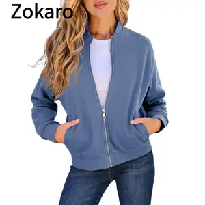 Half-Zip Crop Sweatshirt - Soft Fleece Pullover Jacket, Loose Fit Cropped Top for All-Season Casual Outfits, Trendy Streetwear Style, Comfortable Layering Piece for Everyday & Formal Looks