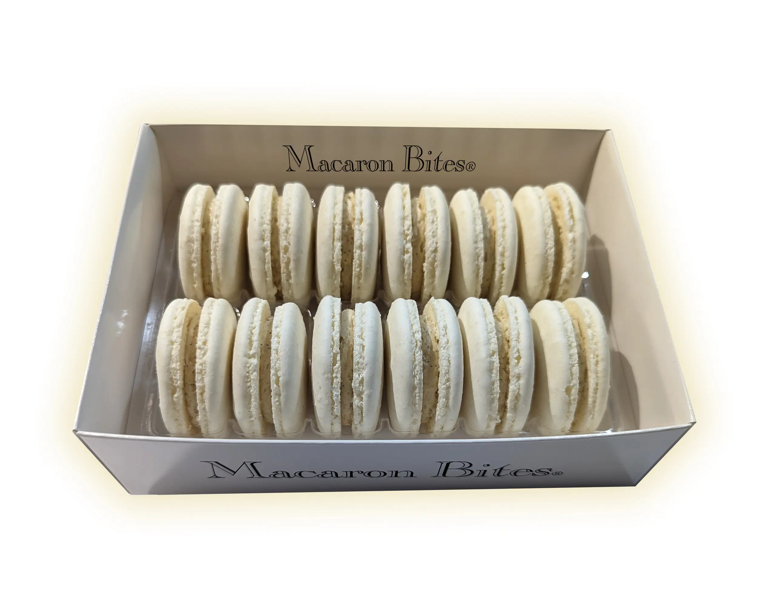 French Macarons - Macaron Bites Vanilla Macarons, 12 Count