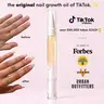 Radiant Cosmetics Nail Growth Oil - 100% Organic, Moisturizing, Growth, Strengthening, and Brightening Formula with Vitamins and Fatty Acids for Overall Nail Health