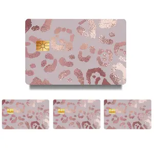 Creative Bitcoin Pattern Credit Card Skin Sticker, 4 Counts/Set Ultra-thin Waterproof Scratch Resistant Card Sticker, Personalized Bank Card Skin Protector, Sticker Cards