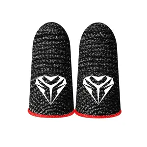 5 Pairs Gaming Finger Sleeves for PUBG Mobile & FPS Games - Anti-Slip, Breathable, Sweatproof, Thin Thumb Accessories for Mobile Esports, Android Smartphone Protection, Controller Cover