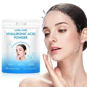 100g  Hyaluronic Acid Powder | Dual Molecular Weight | Deep Hydration | DIY Skincare Essential for Glowing Skin,Deep + surface hydration with low & high molecular weight HA—plumps fine lines, locks in moisture, and gives you that glass-skin glow!