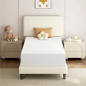 Yaheetech Twin/Full/Queen Size Mattress Cooling Gel Memory Foam Mattress, Green Tea Bed Mattress in a Box, Medium Firm, 8/10/12 inch