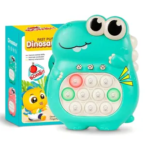 Cute Squirrel Design Handheld Game, Fast Push Game, Bubble Stress Relief Pop Light Up Game, Quick Push Game