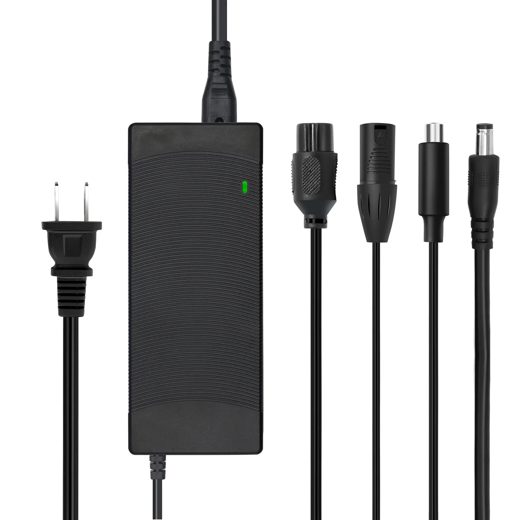 54.6V 2A CC/CV Charger - 48V eBike Fast Charger with 5.5x2.5mm/XLR, Overload Protection for Ecotric/Lectric