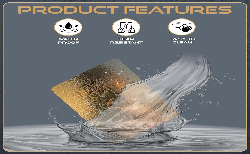 2026-27 Playing Soccer Cards |   55 Unique Cards for Soccer Players |   Unforgettable Moment for Friends, Siblings & Soccer Fans |   Printed on Premium Paper – Black - Not Original