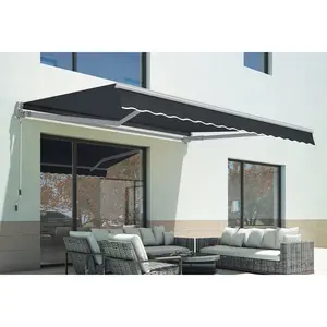 MCombo Motorized Retractable Awnings, Sunshade Canopy, 4693