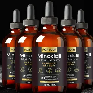 Dermatologist Recommended Minoxidil Biotin Hair Loss Treatment for Androgenetic Alopecia & Pattern Baldness Hair Thickening