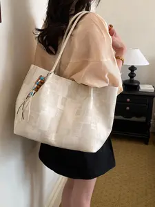 2026 New Fashion Commuter Shoulder Bag, Daily Versatile Tote Bag, Large Capacity Simple Crossbody Bag for Women