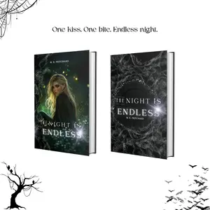 The Night is Endless by M. R. Pritchard Slowburn vampire book gothic fiction paranormal romance new fantasy Hardcover