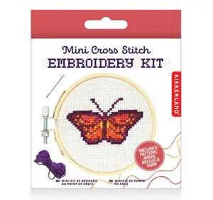 Mini Cross Stitch Embroidery Kit Butterfly