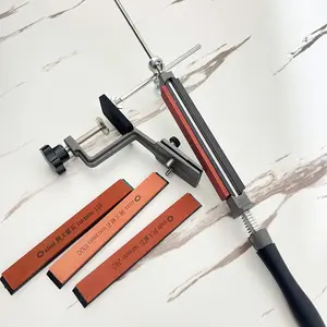 Adjustable Knife Sharpener System, Versatile, Ideal for Hunting, Sawtooth Serrated Knives & Kitchen Tools, Essential Tool for Sharpening Blades