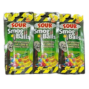 3-Pack Toxic Waste Sour Smog Balls Crunchy Candy Sweet Snack Chewy 3-Pack Toxic Waste Sour Smog Balls Crunchy Candy Sweet Snack Chewy