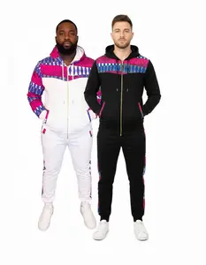 The Pink/Blue African Print Tracksuit