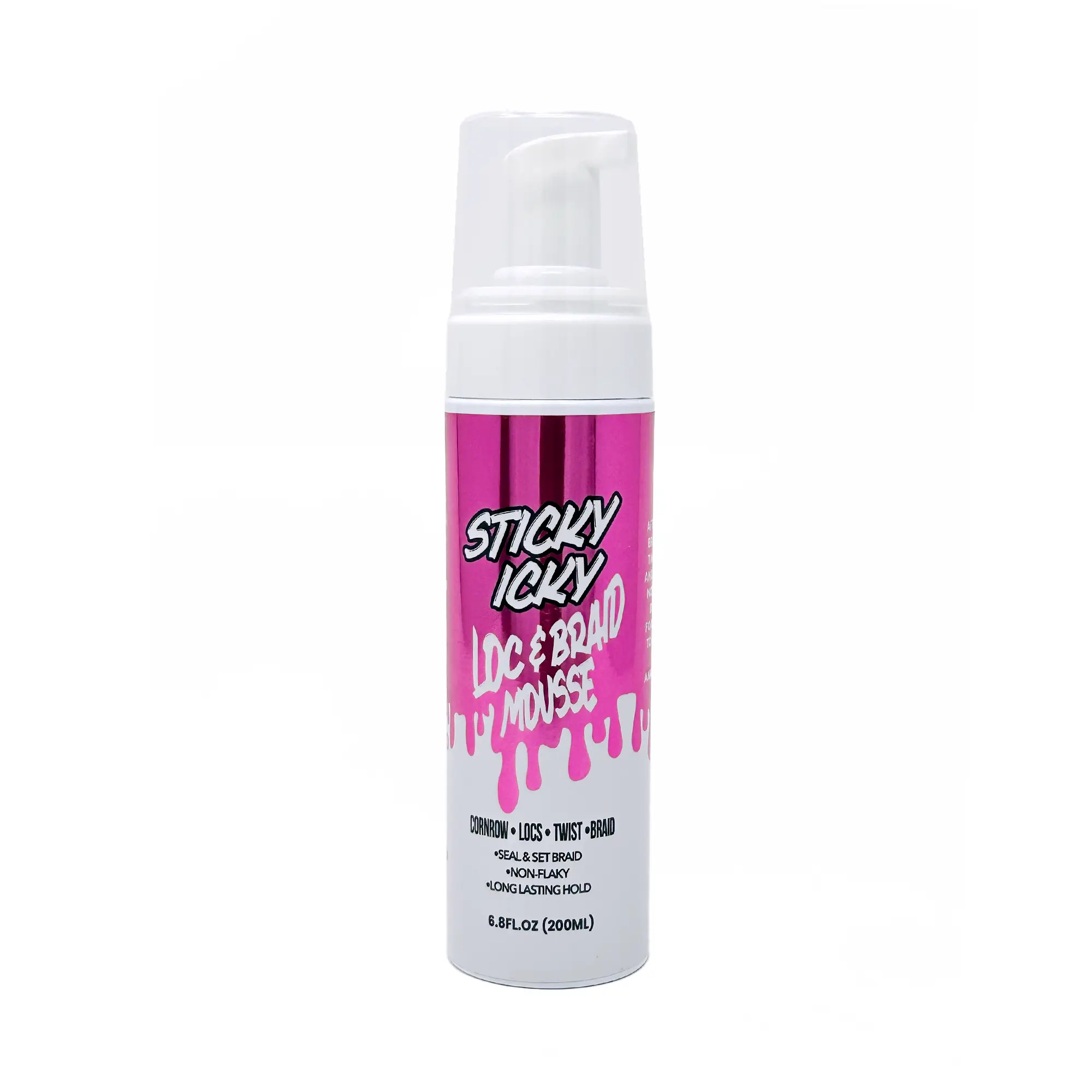 STICKY ICKY LOC & BRAID MOUSSE 6.8OZ (180 ml)
