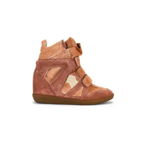 Isabel Marant Bekett Sneaker in Desert Pink & Sunset Clay