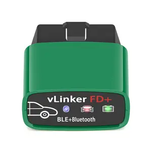 Vgate vLinker FD+ Wireless FORScan OBD2 Car Code Scanner, MS-CAN Hidden Function Coding Adapter, Full System Diagnostic Tester for Ford & Lincoln, Ideal Gift for Ford Enthusiasts