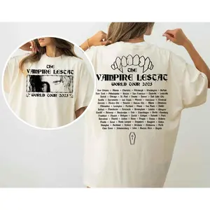 The Vampire Lestat World Tour 2025 T-Shirt Sweatshirt Hoodie For and Men Sweatshirt, Hoodie, Comfort Colors