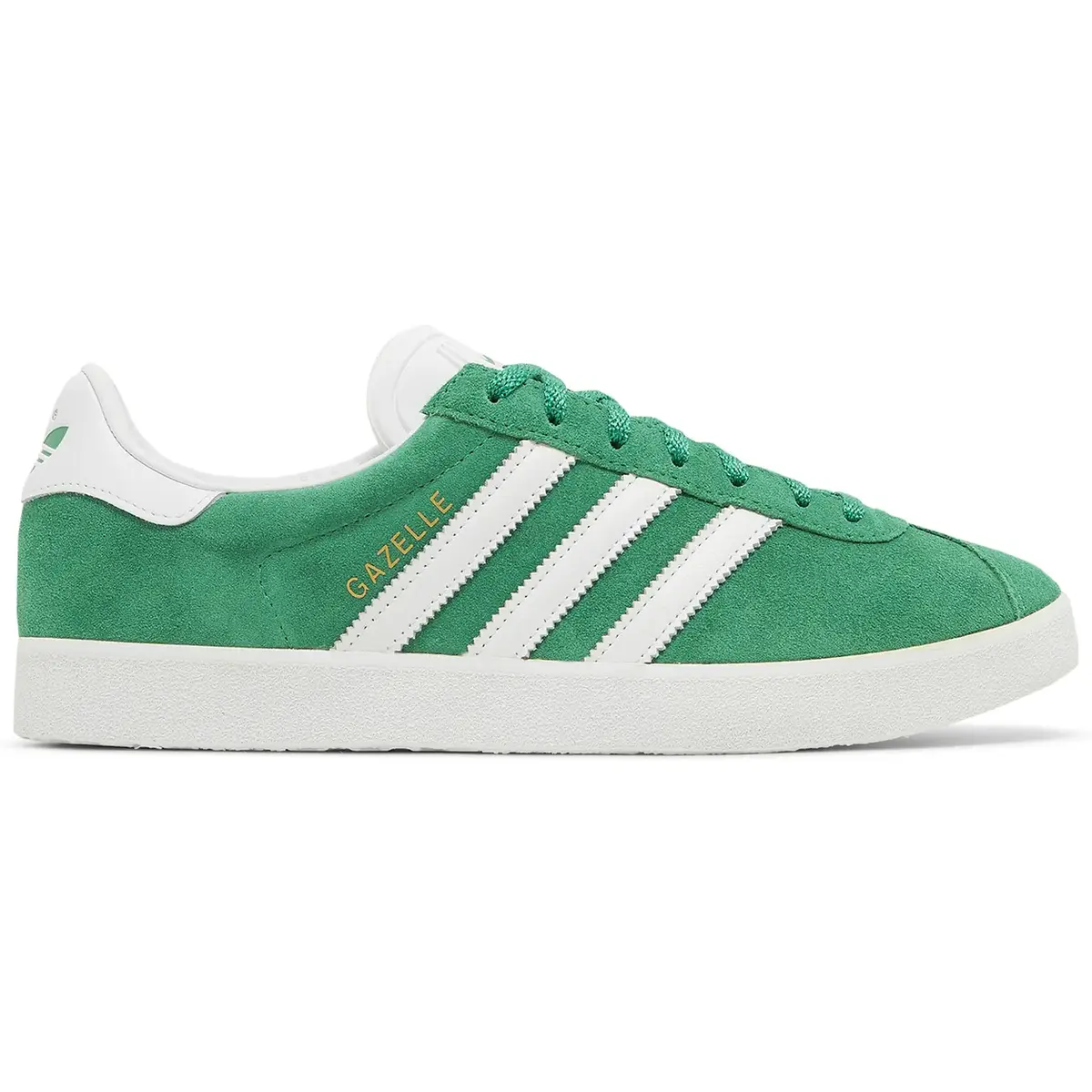 adidas Gazelle 85 Green White Gold Metallic Men's Fashion Shoes New