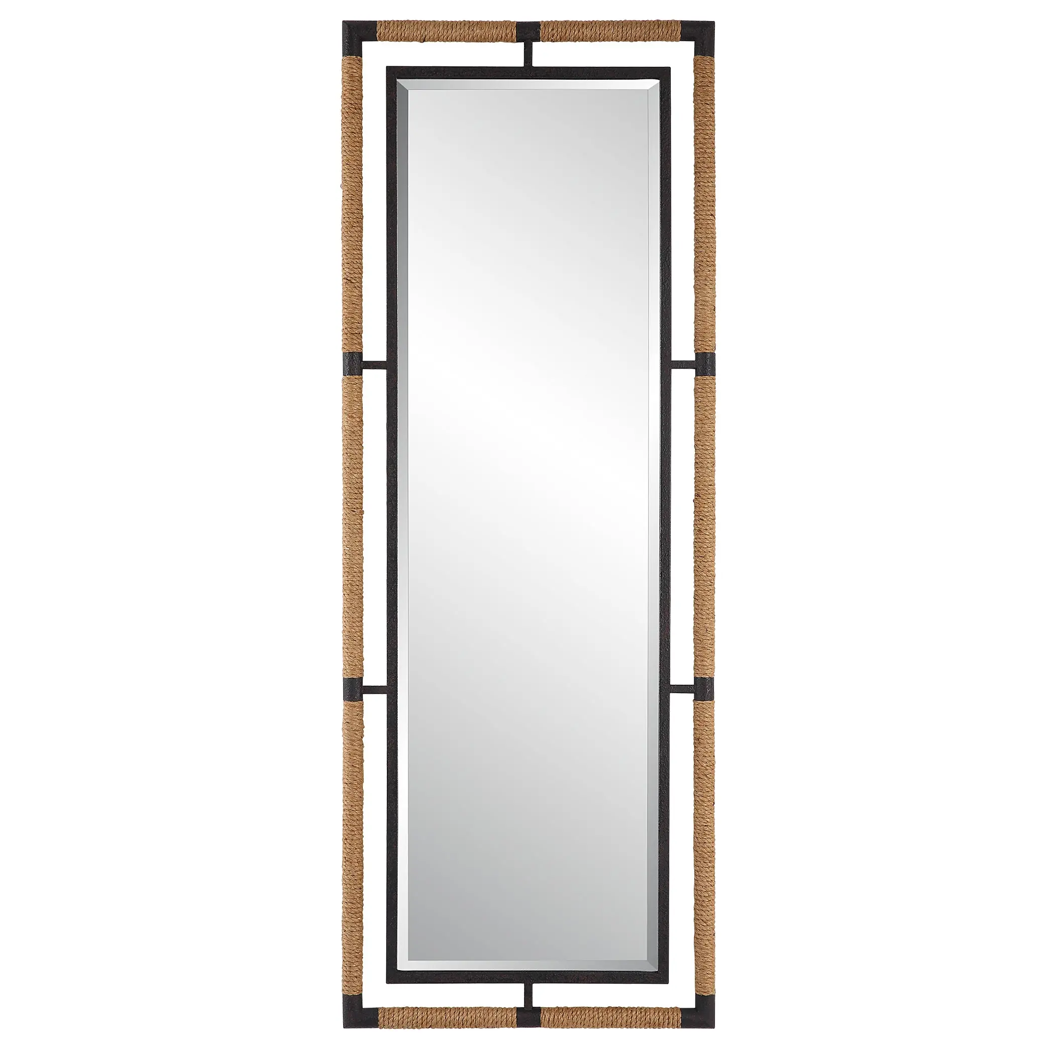 Uttermost 9925 Melville Iron & Rope Tall Mirror