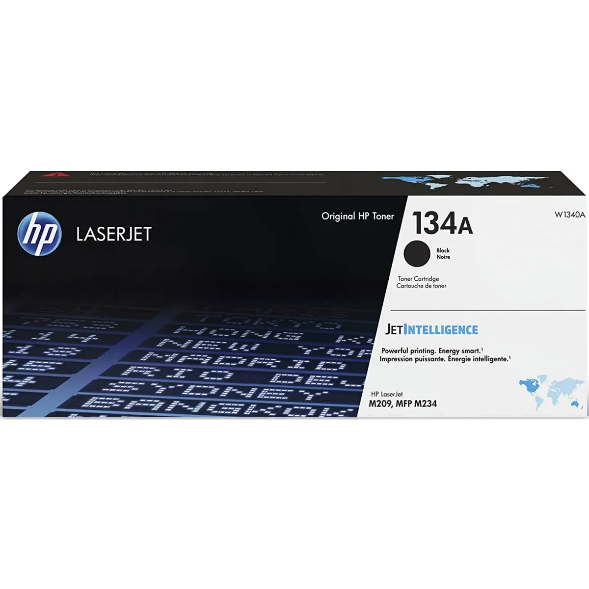 HP 134A (W1340A) Black Laser Toner Cartridge, Compatible with HP LaserJet M209dw Printer