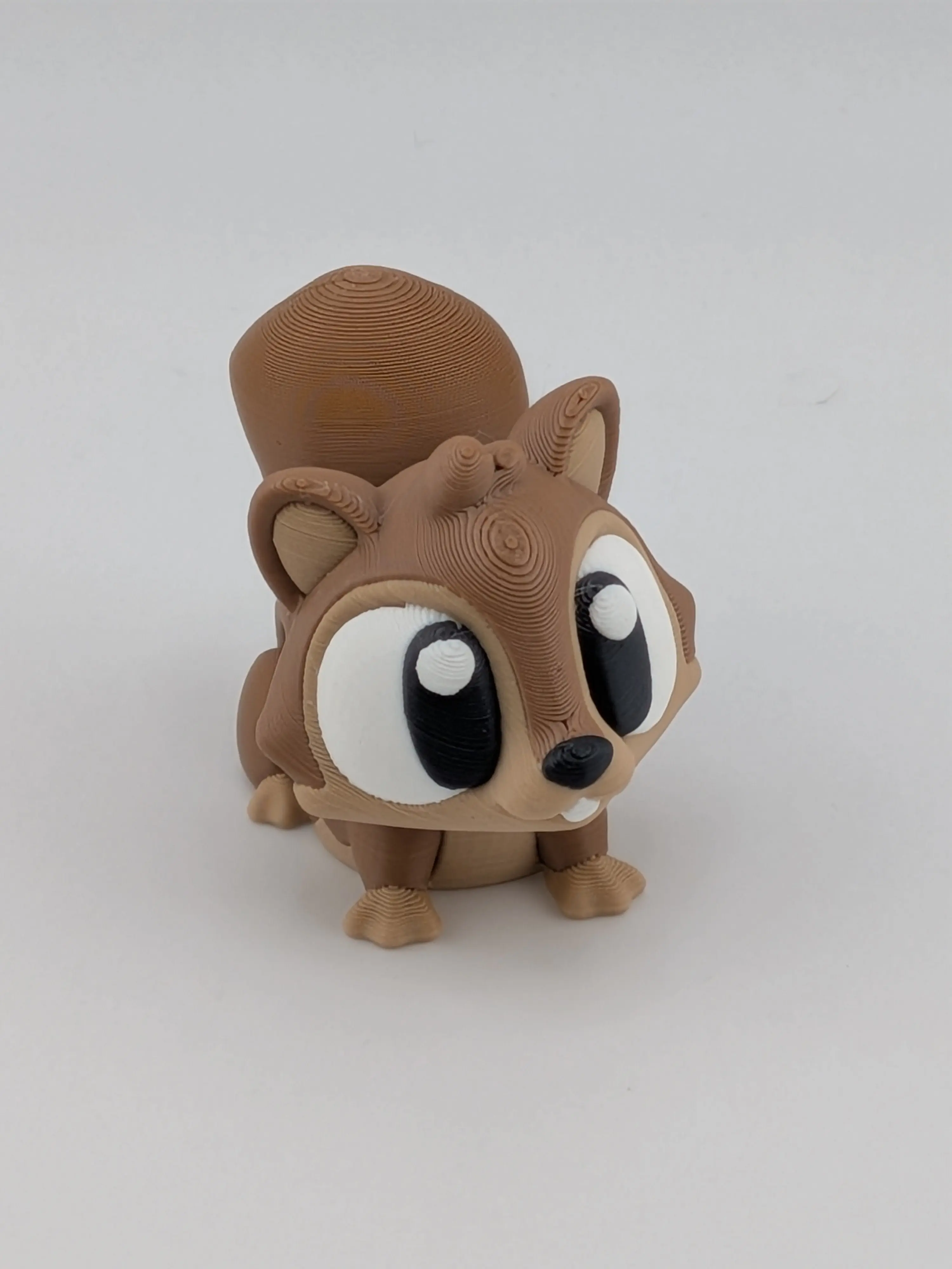🐿️🔑 1.5" Mini Flexi-Squirrel Keychain | Articulated "Scamper-Pal" Bag Charm ✨🌰
