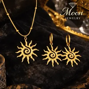 Luxury Sun Gold Set  Waterproof & Tarnish Free – 18K PVD Stainless Steel