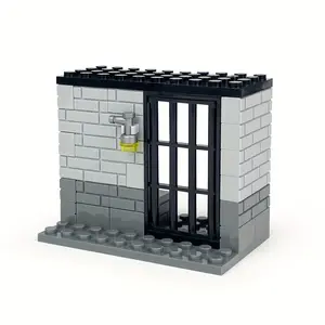 TOOUEE 1PC Prison Building Block Toys for Boys Girls, Prison Building Blocks Gifts Building Fun Compatible with Most Brand Building Blocks on the Market for Christmas Halloween Gift/Deco.