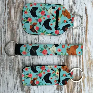 3 Piece Keychain Set (Includes armband, chapstick holder, and hand sanitizer holder)