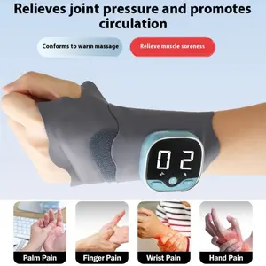 Cordless Hand Wrist Massager - USB Rechargeable, 3 Adjustable Heating 5 Modes 9 Levels with Heating for Hands & Wrist, Portable Therapy for Arthritis and Carpal Tunnel, Perfect for Daily Wrist Care & Office Use for Men And Women, Valentine's Day Gift