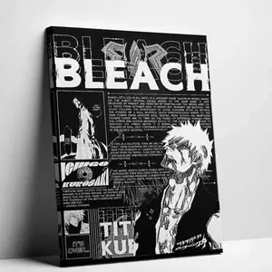 Manga Wall  Ichigo Kurosaki Manga  Poster Must-Have for Bleach Enthusiasts Art