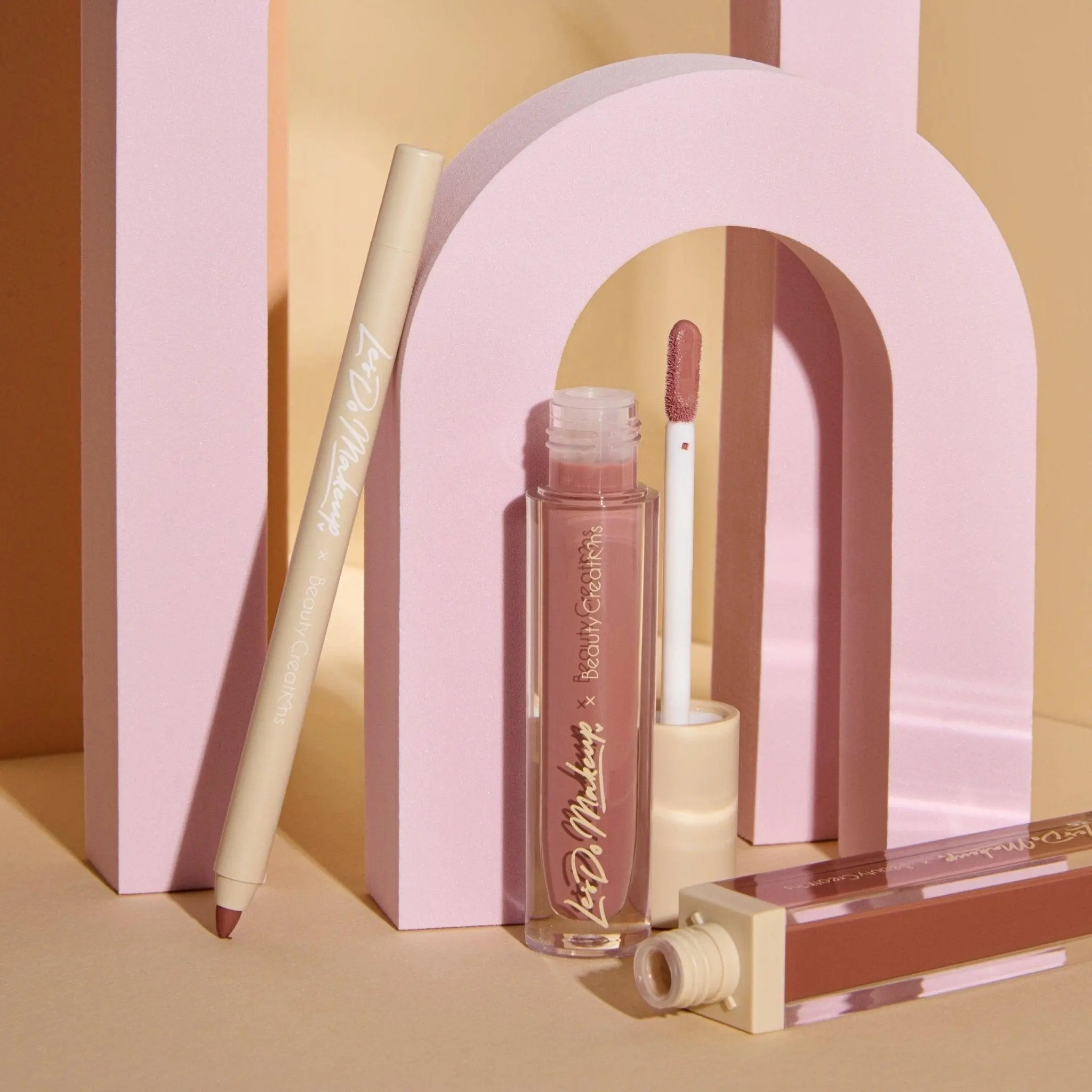 Beauty Creations LesDoMakeup My City Matte Lip Trio - Mountain Views Item, Sun City Liner, 915 Long Lasting Fragrance-Infused Lipgloss - Single Item Makeup Set, Long Lasting Lipgloss, Lip Liner, Smooth, Lip Combos