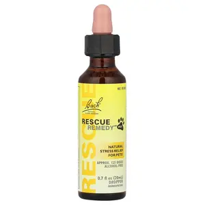 Bach Rescue Remedy® Pet, Natural Stress Relief For Pets , 0.7 fl oz (20 ml)