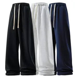 3PCS Pants Men Sweatpants Men'S Solid Thermal Lined Drawstring WaistPants,Casual Comfy Loose Fitting Trousers For Fall &Winter, Men'S Bottoms For Daily Wear, Relaxed Fit, Fleece Sweatpants,School Season 100% Polyester Fiber