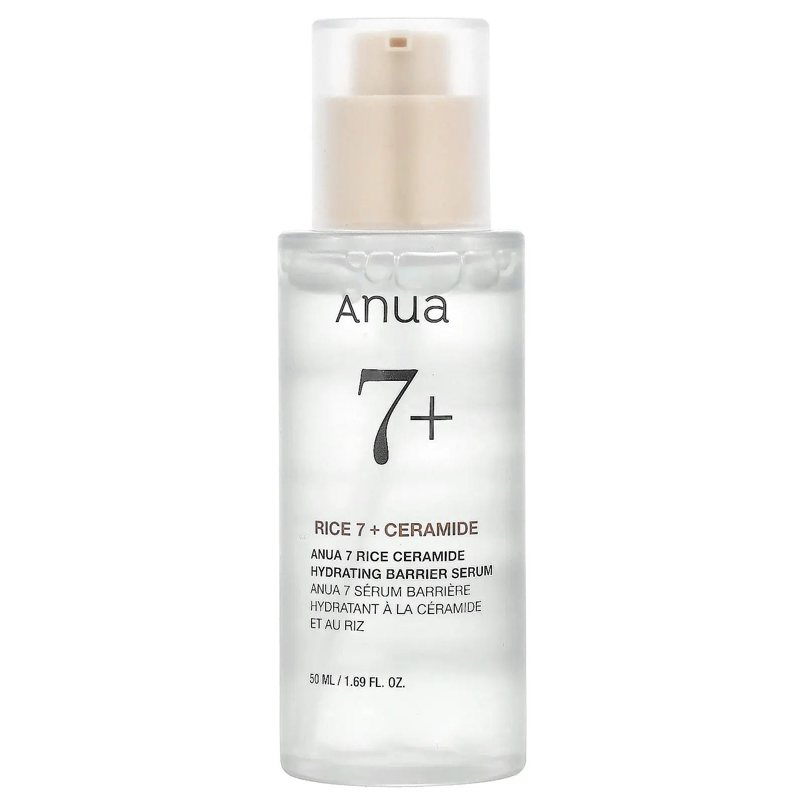 Anua 7 Rice Ceramide Hydrating Barrier Serum, 1.69 fl oz (50 ml)