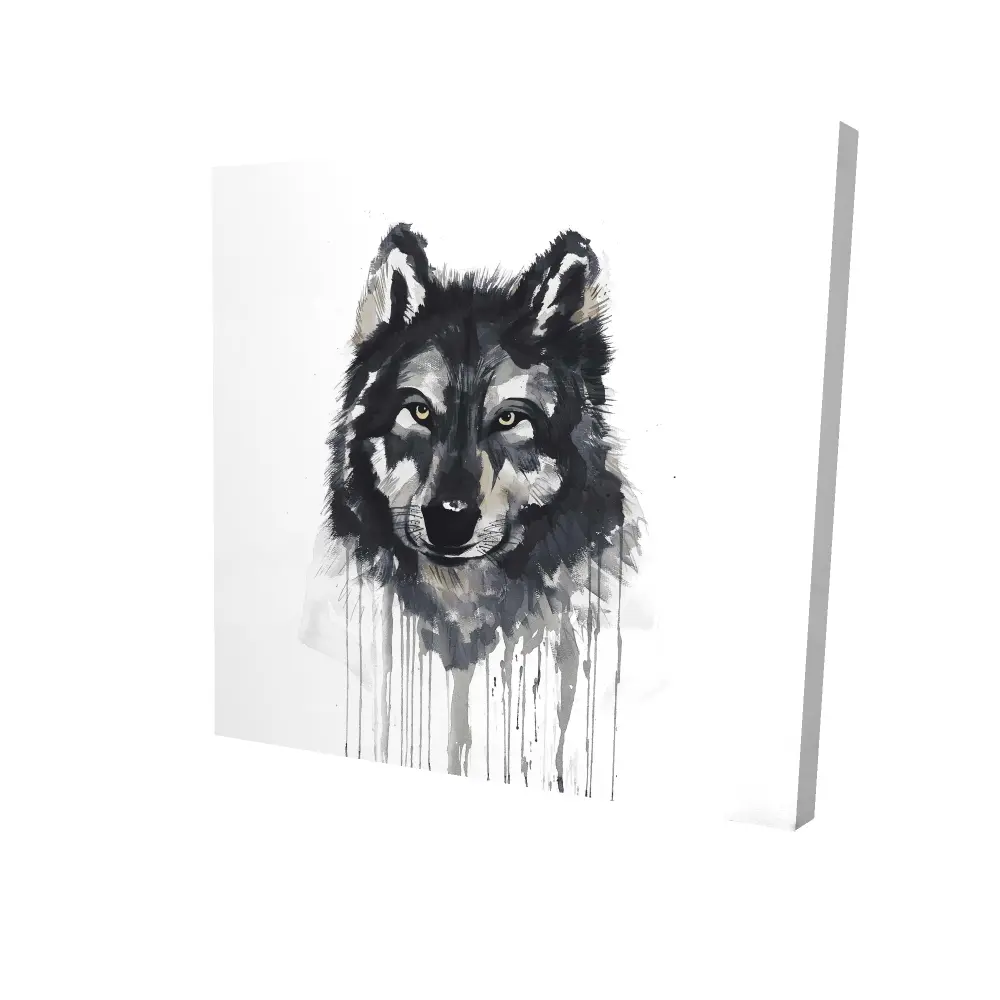 212 MAIN Artistic Mysterious Wolves Print Poster - 24x24 in Nature Wildlife Photo, Art-Themed Wall Arts, Adventure Home Decor for Living Room